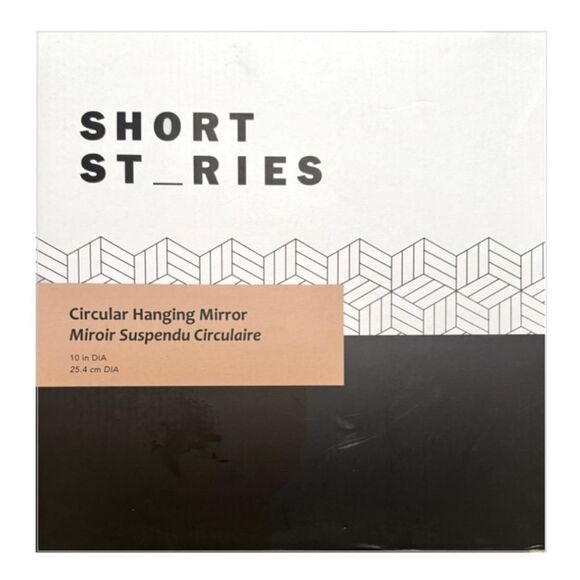 Short Stories Circular Hanging Mirror - Picture 4 of 5